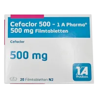 Фото Цефаклор Stada/1A Германия таблетки 500мг №20