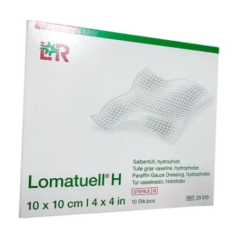 Ломатюль (Lomatuel) повязка 10 на 10см 10 штук