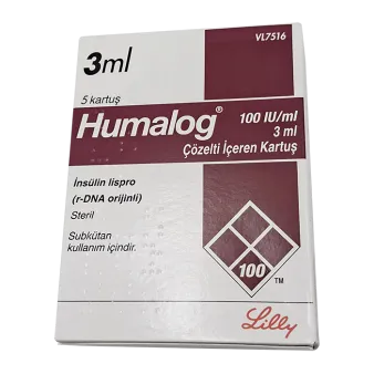 Хумалог 100МЕ/мл р-р для в/в и п/к введ картр 3мл №5