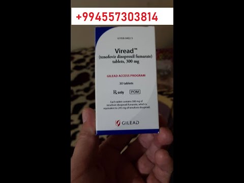 Видео о препарате Виреад таб. 245мг №30